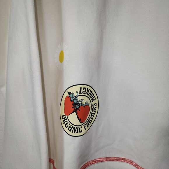 Strawberry shortcake white sweatshirt size Large women's - Picture 2 of 8